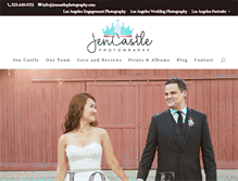 Tablet Screenshot of jencastlephotography.com